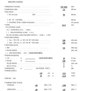 Model BR-5750-XO-PC501