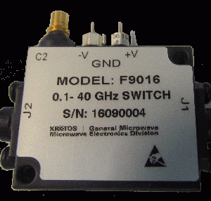 0.1 to 40 GHz SPST RF SWITCH MODEL F9016