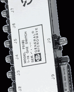 Models F9180 and F9180W Low Cost Broadband SP8T Switches
