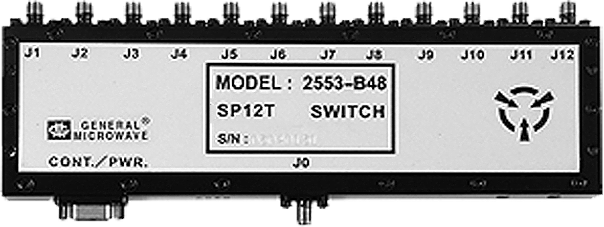 Model 2553-B48 SP12T Phase and Amplitude Matched Switch